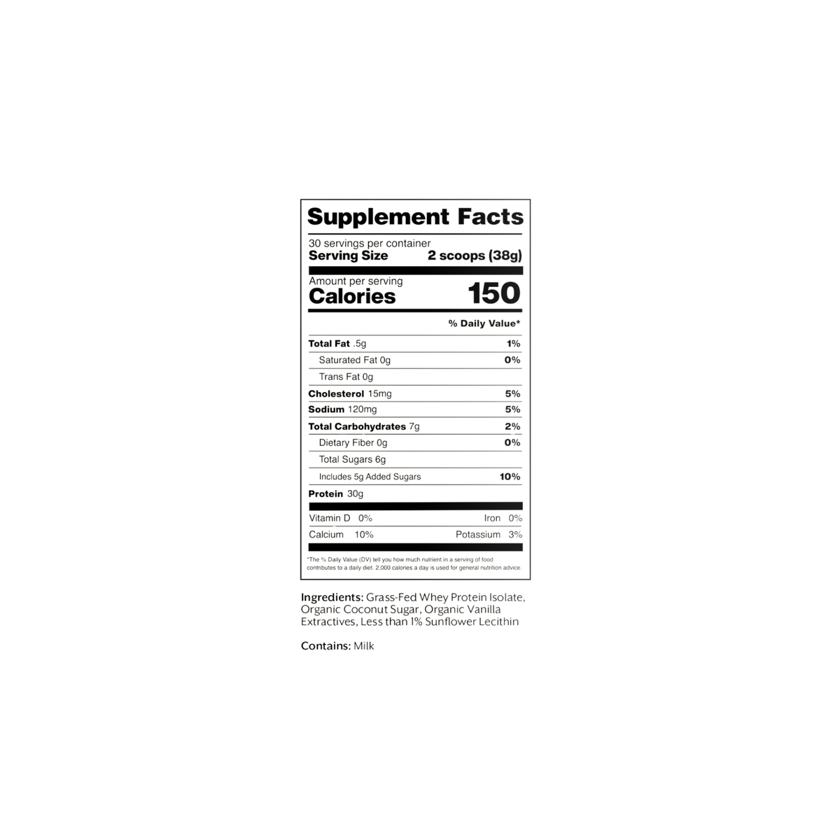 PROMIX Grass Fed Whey Isolate Protein Powder